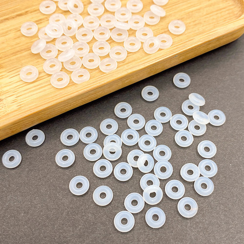 透明硅胶垫片垫圈diy手链项链材料珍珠珠宝水晶串珠抗磨隔片隔垫 - 图3