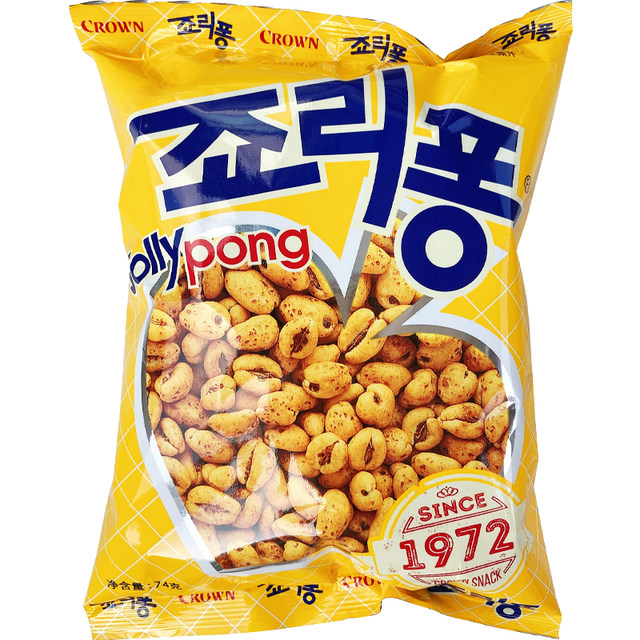 CROWN Korean puffed casual bagged barley grains