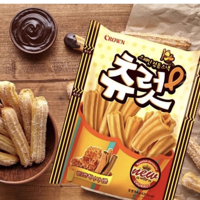 Snacks imported from South Korea, Keri Angel Fruit Puffed Crispy Strips Office Snacks Snacks 84g