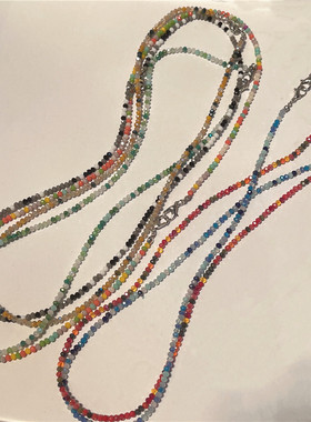 一字姑娘米珠简约女饰品眼镜链