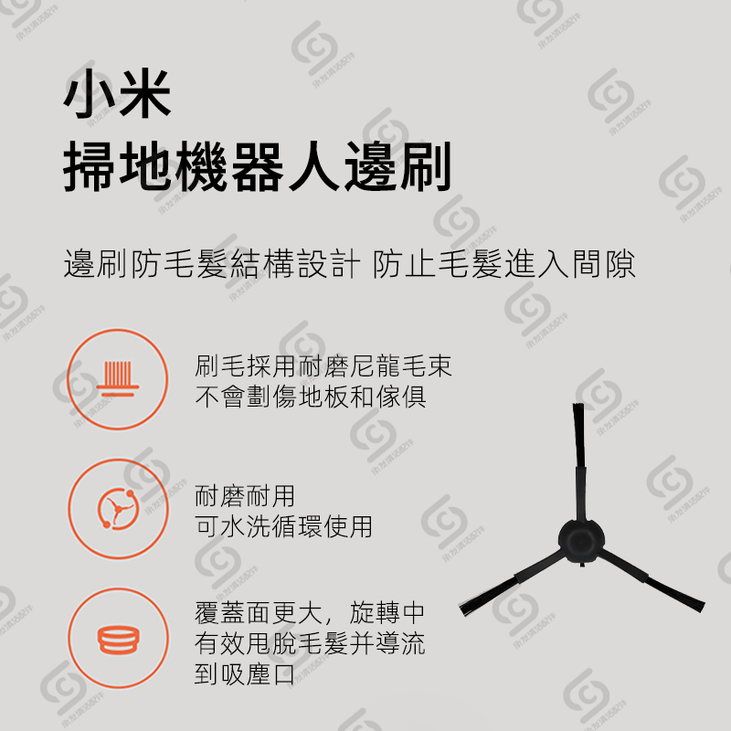适配小米扫地机器人配件X20 Pro耗材X20 Max主滚刷滤网尘袋清洁液 - 图1