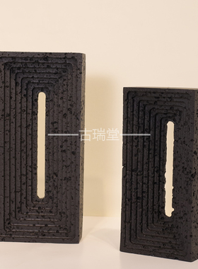 树脂装饰现代客厅几何