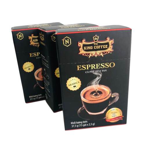 越南代购添爱尊尚TNI KING皇冠速溶无糖意式黑咖啡ESPRESS纯咖啡 - 图2