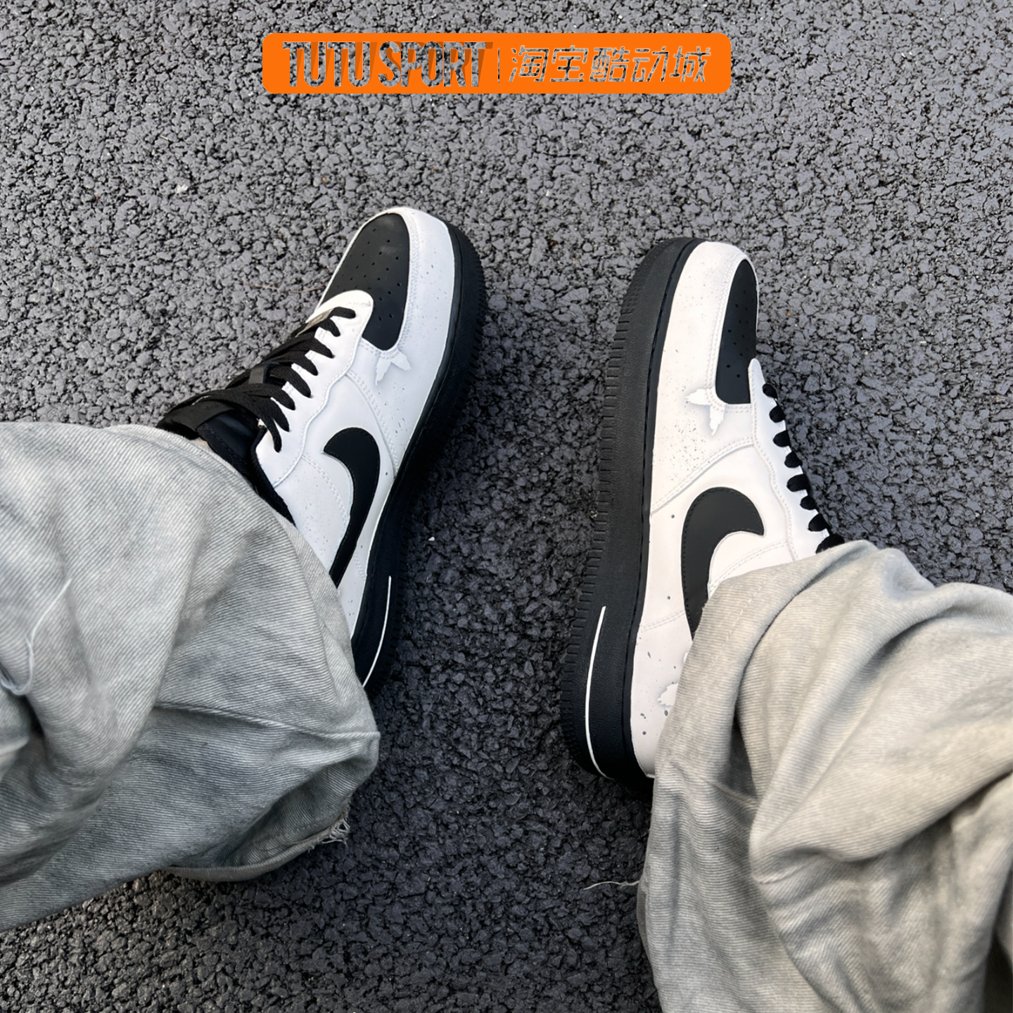 定制球鞋 Nike Air Force 1 WET 谜徒法则 高街 男女同款低帮板鞋,淘宝优惠券,粉丝福利购,淘宝优惠卷