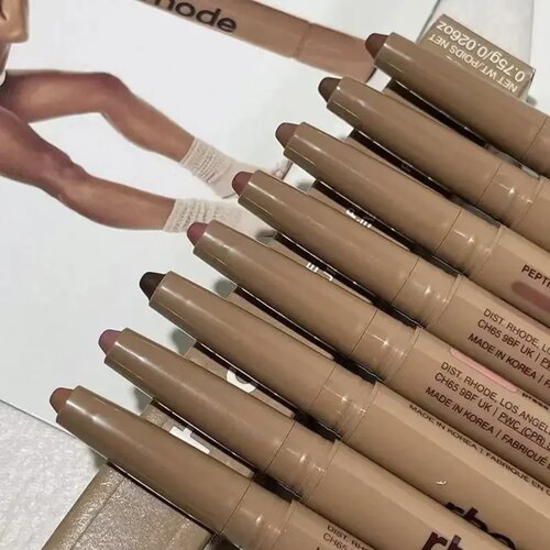 rhode唇线笔peptide lip shape美国海莉多肽丝滑双头hailey唇膏笔 - 图0