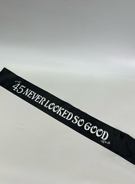 外贸尾货生日派对肩带礼仪带色丁布烫金绶带派对装饰