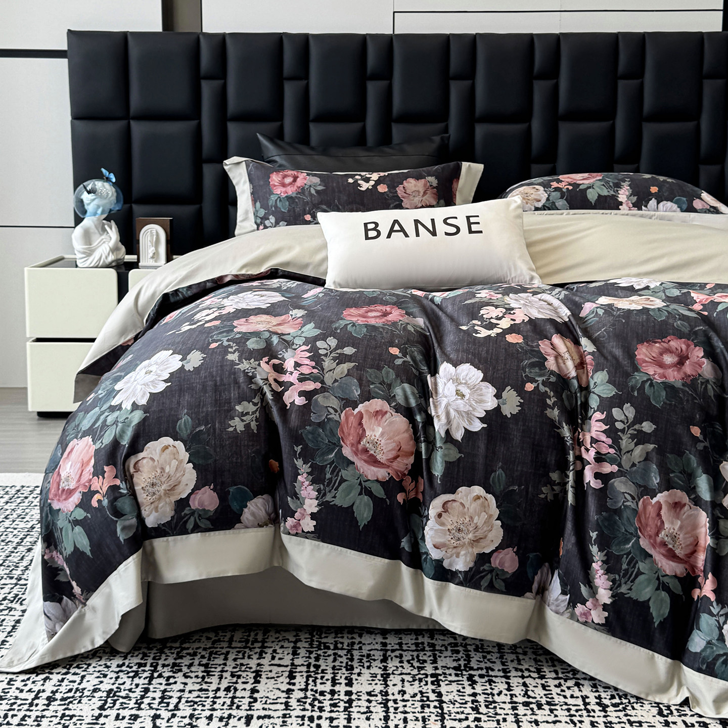 复古风高端140全棉四件套纯棉贡缎印花春夏季床上用品2026新款4,淘宝优惠券,粉丝福利购,淘宝优惠卷