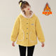 Winter short cotton coat, short fleece jacket, women's cotton jacket