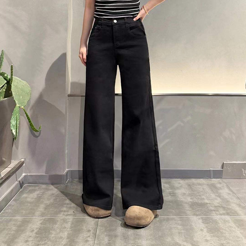 大码女装净版阔腿牛仔长裤胖妹妹欧洲站宽松百搭遮胯显瘦休闲裤子,淘宝优惠券,粉丝福利购,淘宝优惠卷