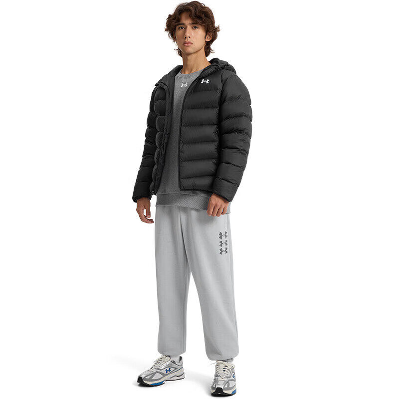 安德玛男子UA Core Down连帽训练运动鸭绒保暖羽绒服外套6001970,淘宝优惠券,粉丝福利购,淘宝优惠卷