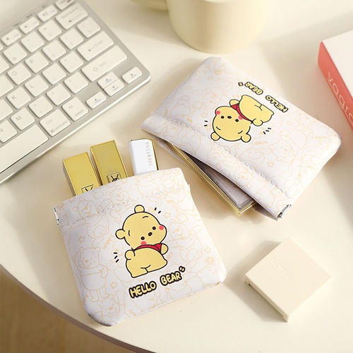 数据线收纳包自动闭合有线耳机随身袋电源充电器小迷你便携数码袋 - 图0