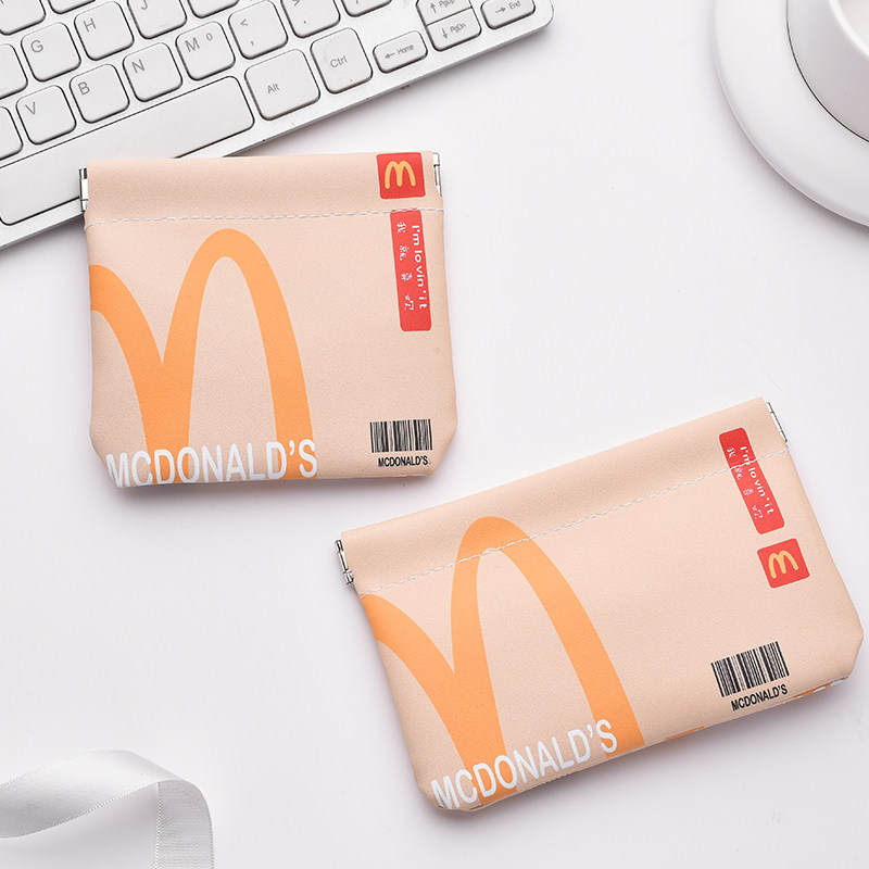 「M记麦麦」麦门弹片收纳包自动闭合数据线收纳袋口红便携收纳袋,淘宝优惠券,粉丝福利购,淘宝优惠卷