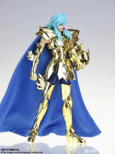 现货 MST双鱼 黄金圣衣斗士神话模型exm双鱼座阿布罗狄 普原色24K - 图1