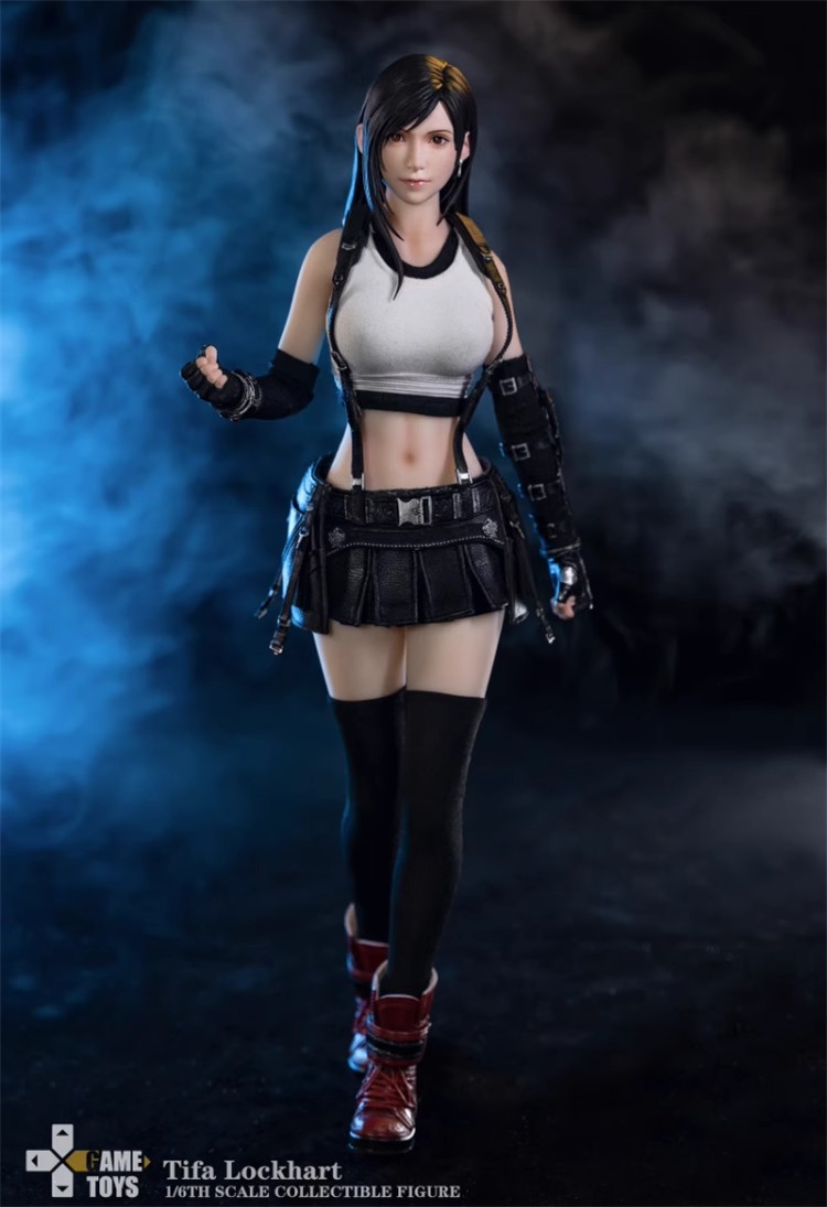 接单 GAMETOYS 1/6最终之幻想7 FF7蒂法 TIFA可动兵人偶模型-图0