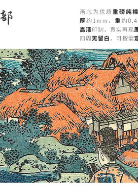 独具匠心只出精品高清印制布画芯