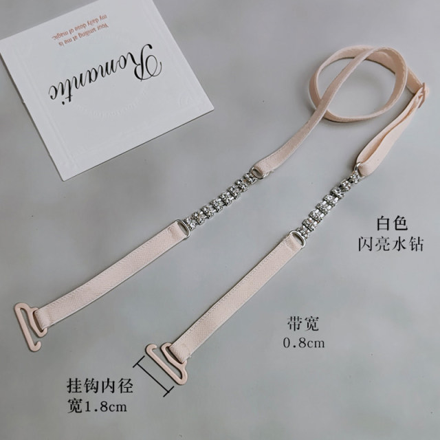 Rhinestone straps underwear bra halter straps accessories straps