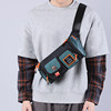 One-shoulder crossbody men's bag nylon waterproof casual chest bag