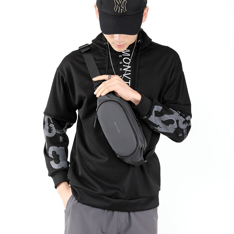 2024新款包包男士休闲尼龙防水多功能腰包胸包多隔层单肩包斜挎包,淘宝优惠券,粉丝福利购,淘宝优惠卷