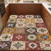 Thickened diatom mud kitchen floor mat wipeable