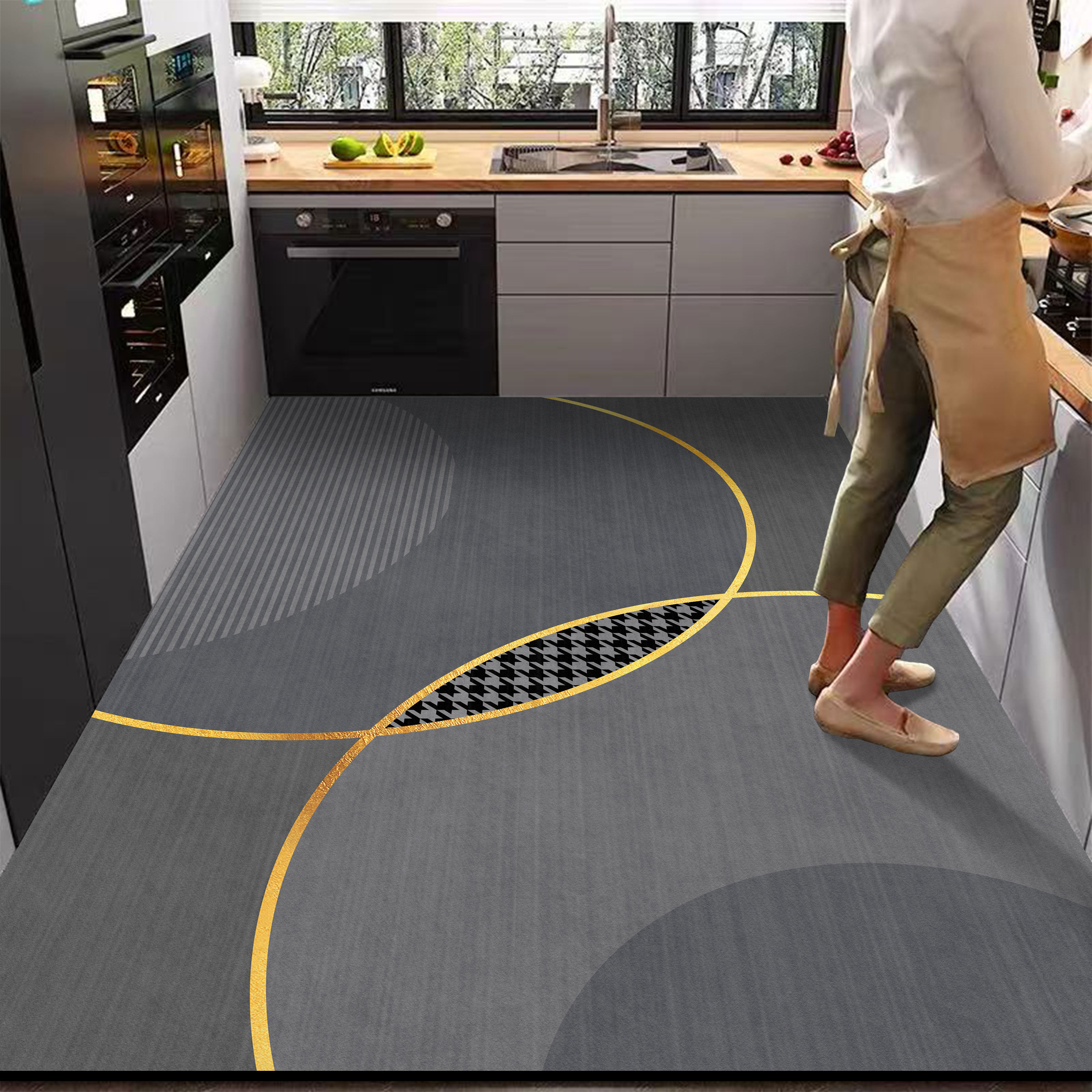 硅藻泥厨房地垫防滑吸水吸油可擦免洗地垫吸水地毯耐脏脚垫子门口,淘宝优惠券,粉丝福利购,淘宝优惠卷