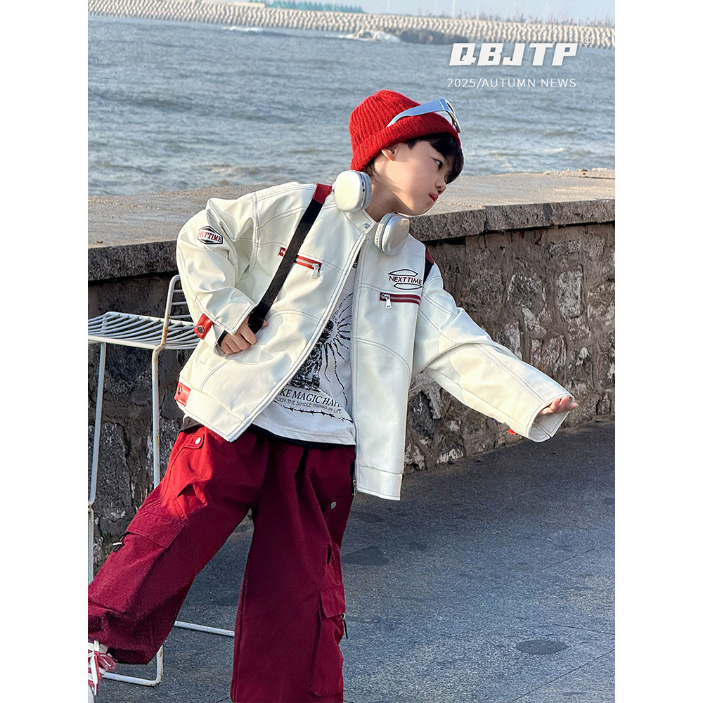 Q宝家童品8月新款 男童时尚工装裤春秋季裤子儿童韩系百搭休闲裤,淘宝优惠券,粉丝福利购,淘宝优惠卷