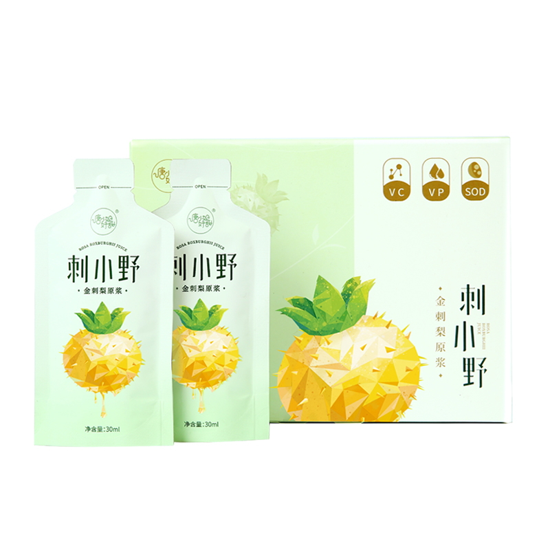 唐小姐好甜贵州金刺梨原浆原液原汁非浓缩210ml/盒(30ml*7袋）-图3