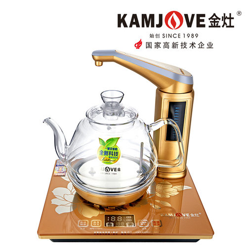 金灶G7全智能上水电热水壶玻璃家用一体煮茶壶自动抽水茶炉烧水壶 - 图3