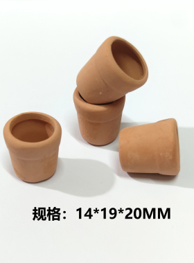 迷你娃用微缩配件DIY陶瓷盆陶土盆多肉小花盆