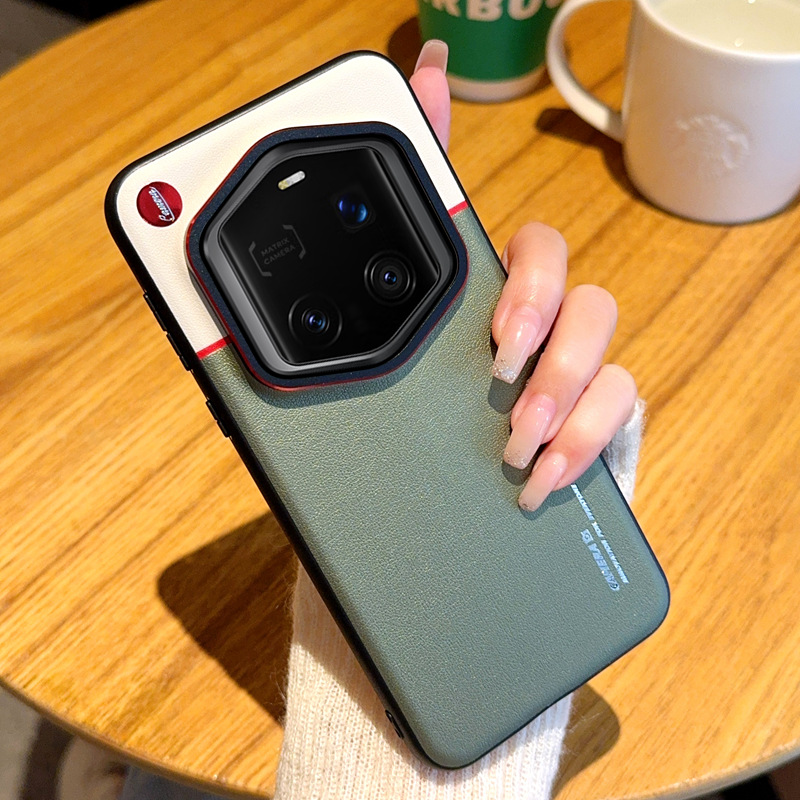 荣耀Magic7RSR手机壳新款全包防摔硅胶磨砂Magic6RSR保时捷设计素皮保护套超薄网红ins风撞色商务外壳男女款 - 图3