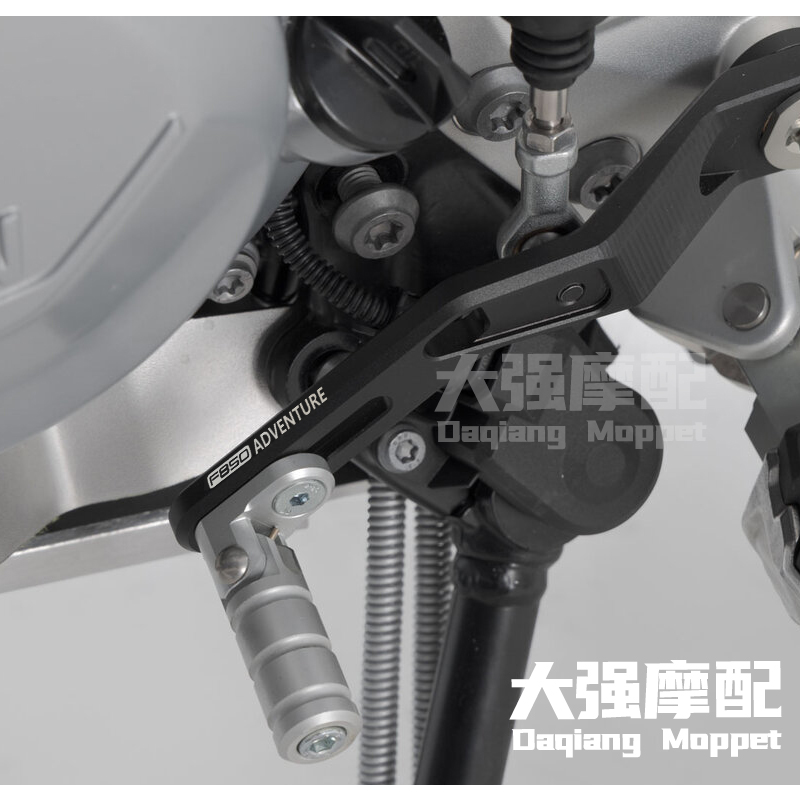 适用宝马f750gs/850adv改装挂挡杆 f850gs改装件可前后调节-图1