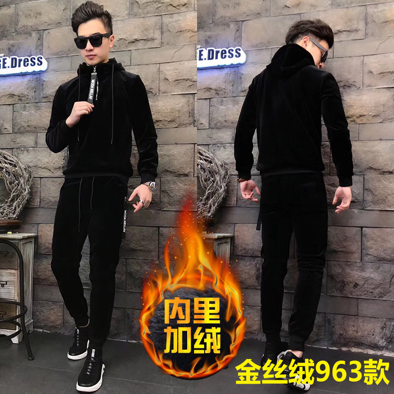 男士套装冬季加绒加厚卫衣男连帽套头休闲男士迷彩套装运动卫衣 男士套装冬季加绒加厚卫衣男连帽套头休闲男士迷彩套装运动卫衣