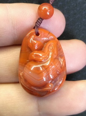 五形菩提-鼠趣-天然保真南红手链