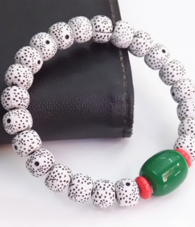 7X9星月手链 麻点桶珠手链斑点手链小虫子手链 1元店仿星月菩提串