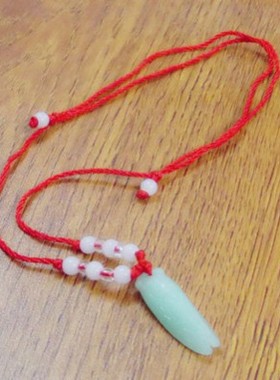 知了东陵玉一鸣惊人昆虫吊坠项链