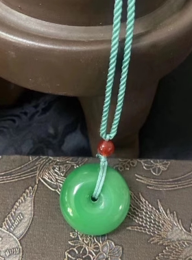 新款面包平安扣项链直播引流爆款扣扣子吊坠时尚简约项链厂家直销