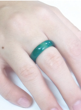 天然玉石玛瑙翡翠戒指
