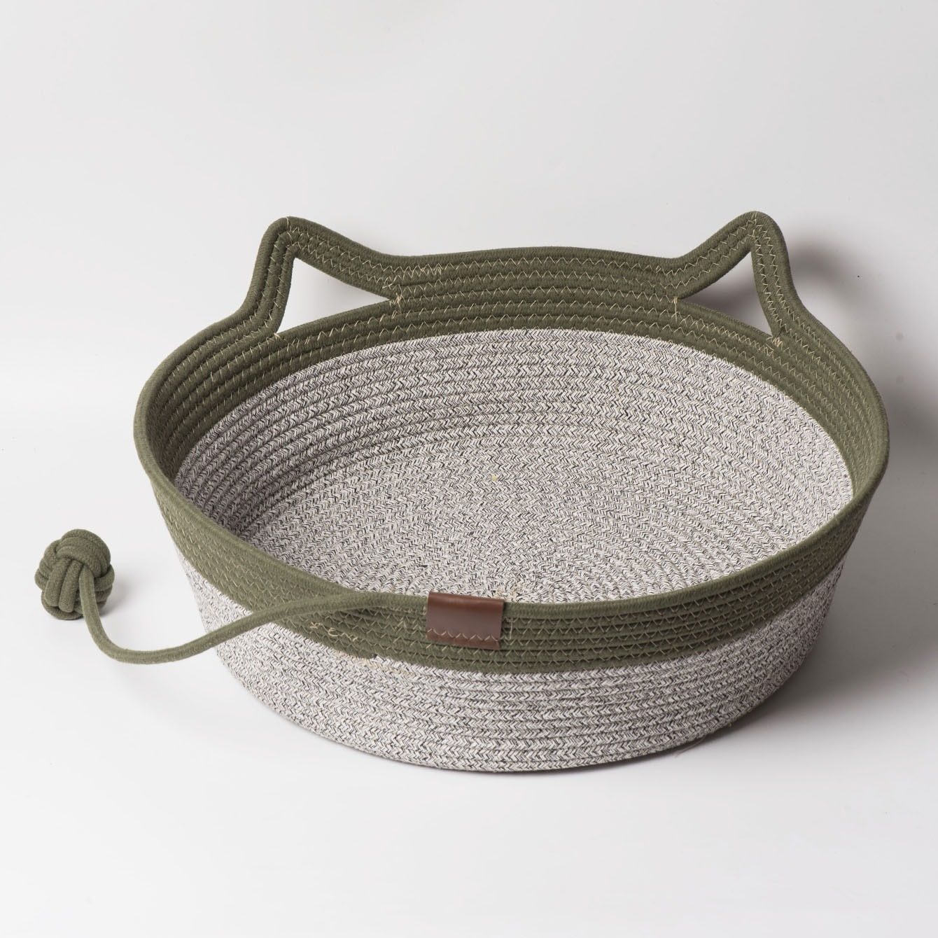 猫窝狗窝猫咪保暖棉绳编织四季耐抓耐磨宠物窝猫咪圆窝冬季保暖,淘宝优惠券,粉丝福利购,淘宝优惠卷