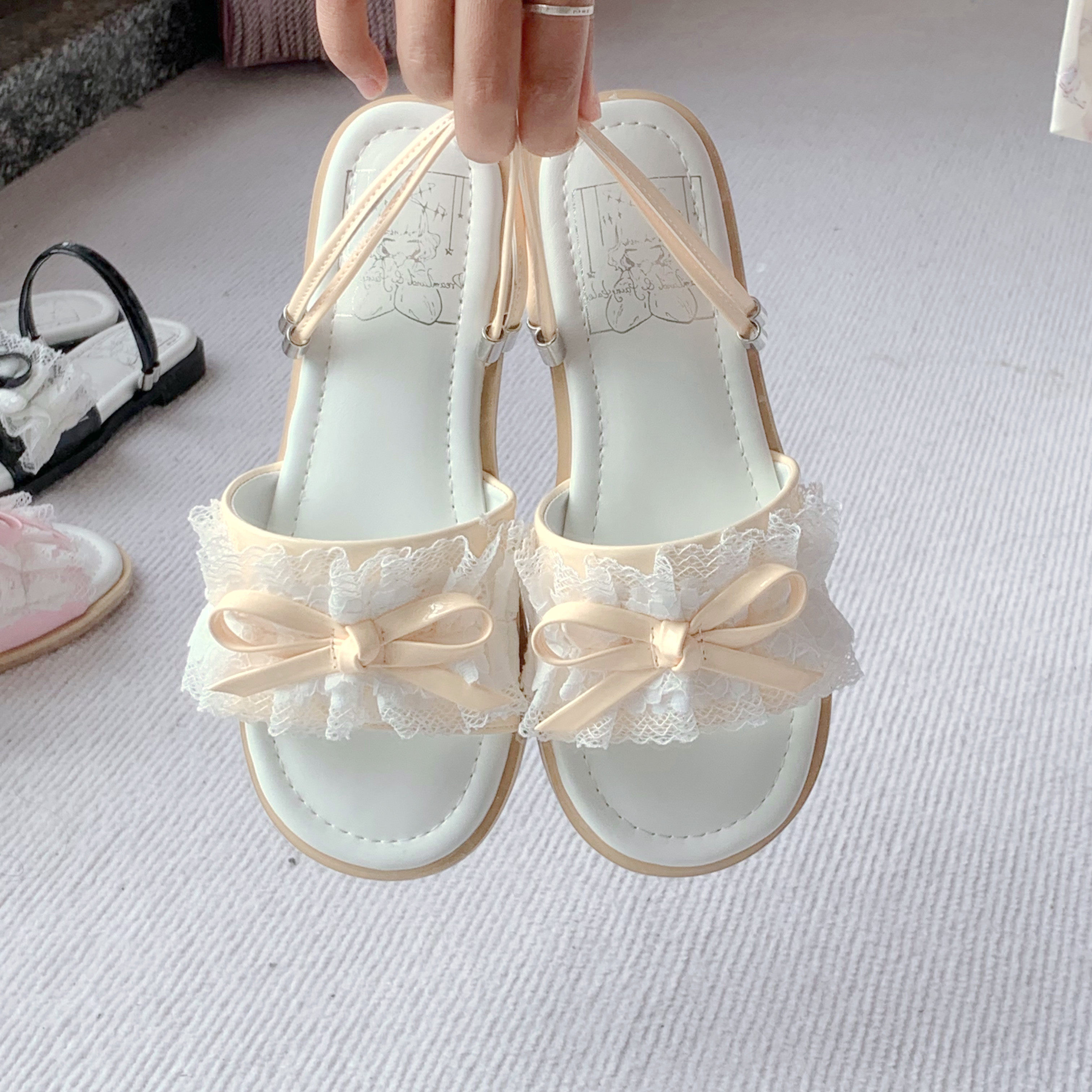 【幻境童话】沙滩派对lo鞋夏季凉鞋2025款可爱lolita凉鞋百搭,淘宝优惠券,粉丝福利购,淘宝优惠卷