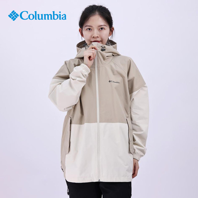 Columbia哥伦比亚户外女25新款休闲撞色拼接连帽夹克外套XR9688,淘宝优惠券,粉丝福利购,淘宝优惠卷