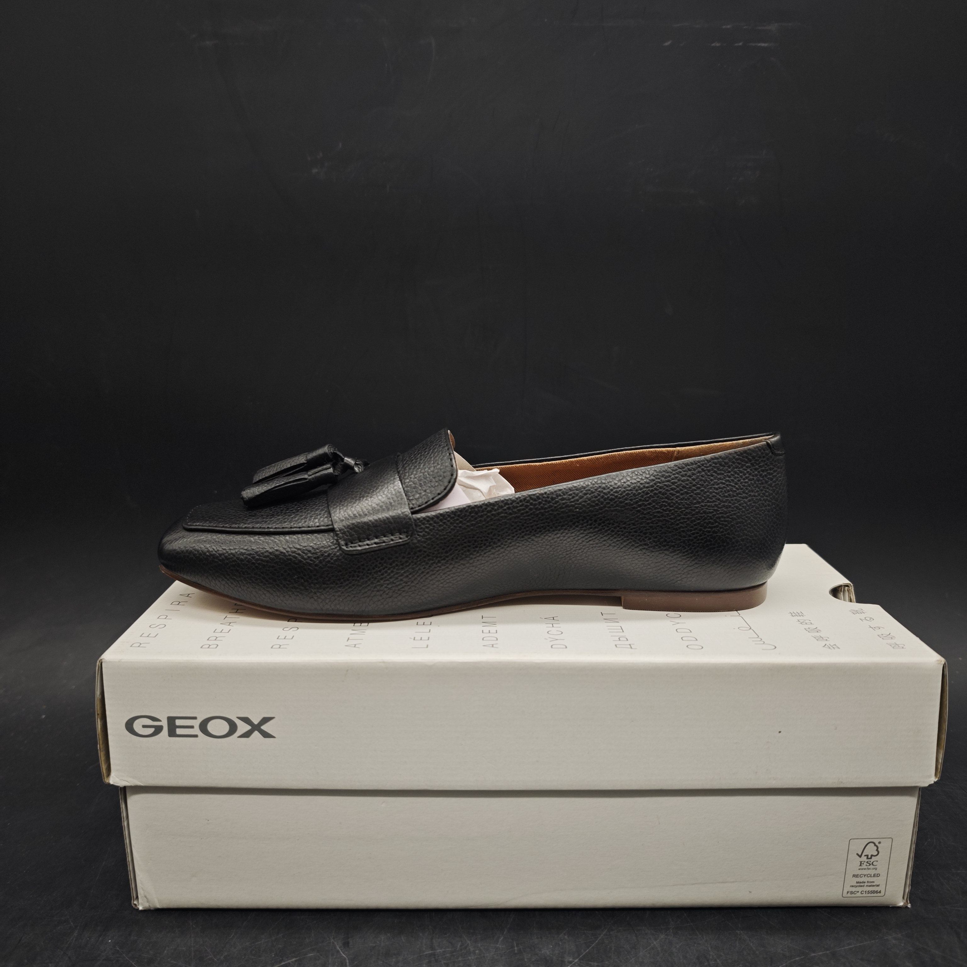 专柜撤柜25年新品GEOX健乐士女鞋气质一脚蹬低帮单鞋D45W6B C9999,淘宝优惠券,粉丝福利购,淘宝优惠卷