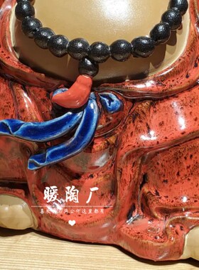 石湾公仔陶瓷大师招财礼品弥勒佛