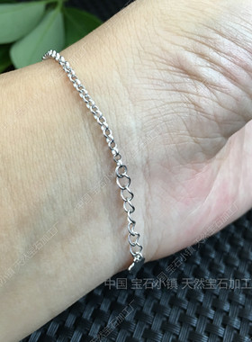 925纯银8*10手链空托