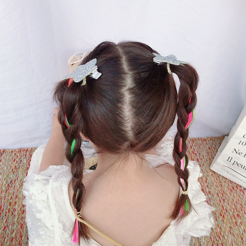 Брендовый парик с косичкой, детский аксессуар для волос, заколка для волос, семейный стиль