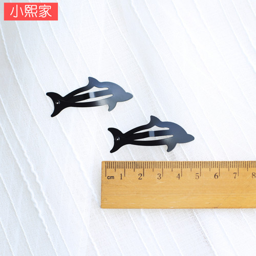 小熙家黑色简单基础BB夹儿童碎发发夹女童头饰刘海发卡子宝宝发饰 - 图2