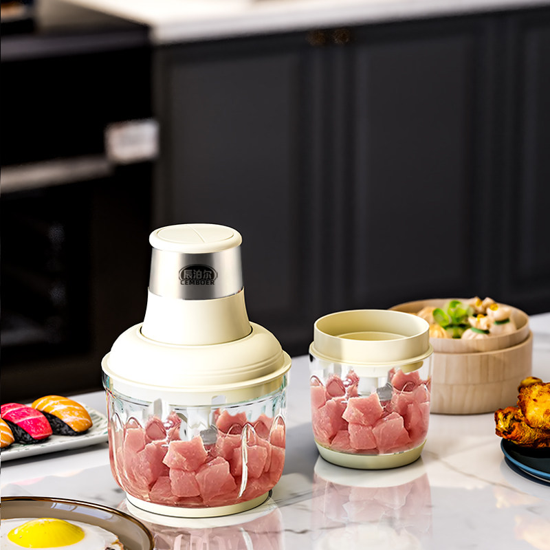 辰泊尔绞肉机家用电动小型搅拌机全自动多功能碎肉绞馅辅食机新款