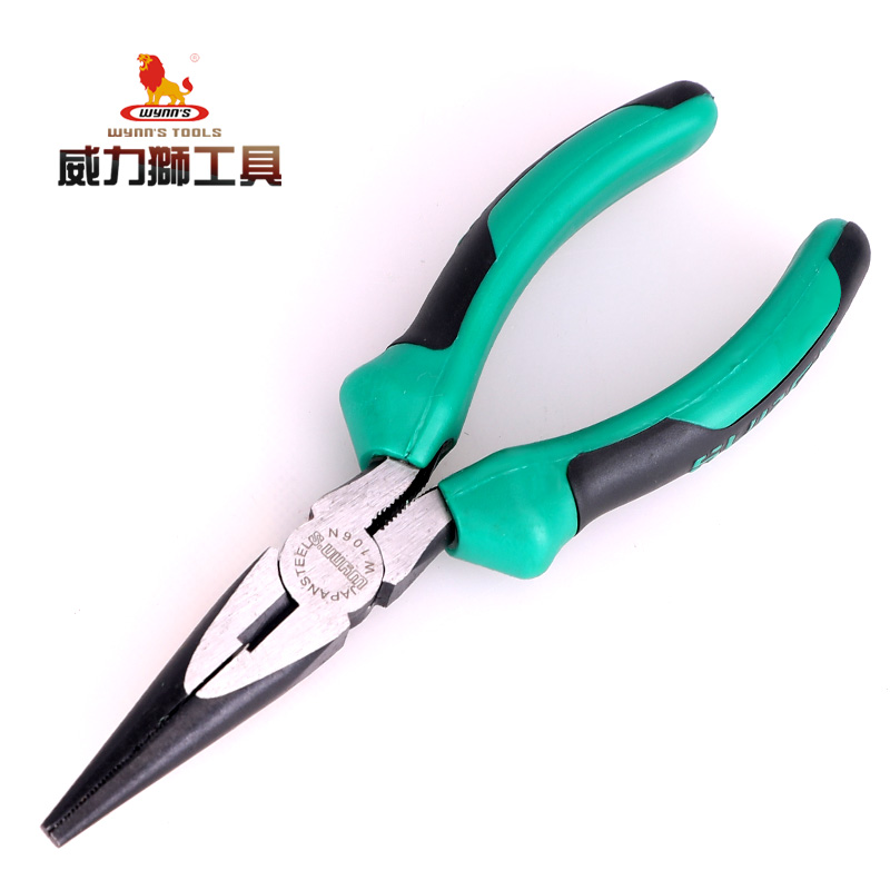 威力狮钢丝钳工业级老虎钳斜口钳尖嘴钳尖咀200MM7寸电工钳子工具_虎窝淘
