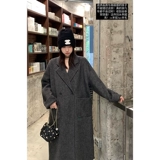 Шерстяное двусторонное шерстяное пальто, в корейском стиле