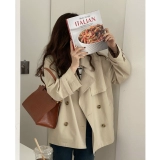 Плащ, куртка, подходит для подростков, в корейском стиле