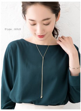 拼邮日系包金通勤风毛衣链