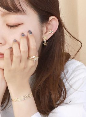 拼邮日本甜美风丁香花珍珠戒指